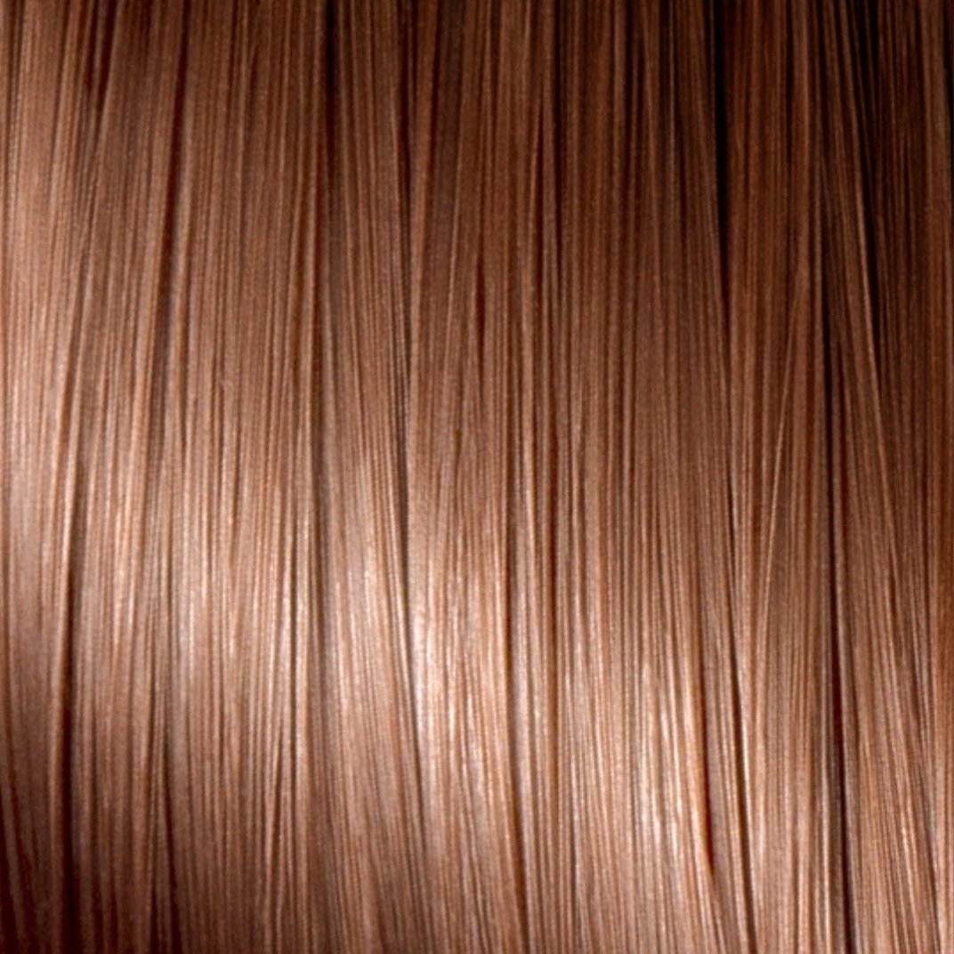 Tints of Nature semi-permanent henna cream light brown hair swatch.