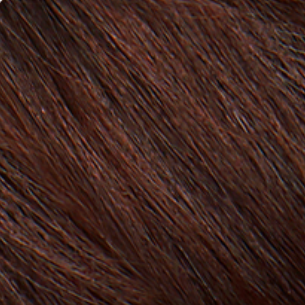 Tints of Nature semi-permanent henna cream chocolate hair swatch.
