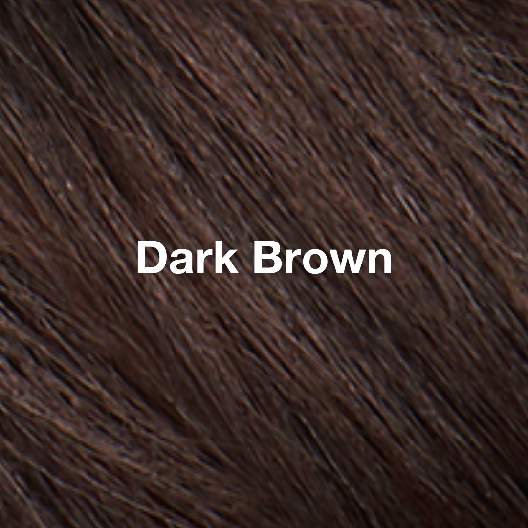 Tints of Nature semi-permanent henna cream dark brown hair swatch.