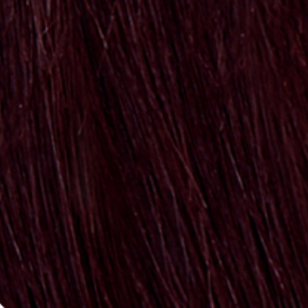 Tints of Nature semi-permanent henna cream Mahogany Red hair swatch.