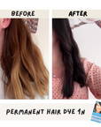 1N Natural Black Permanent Hair Dye