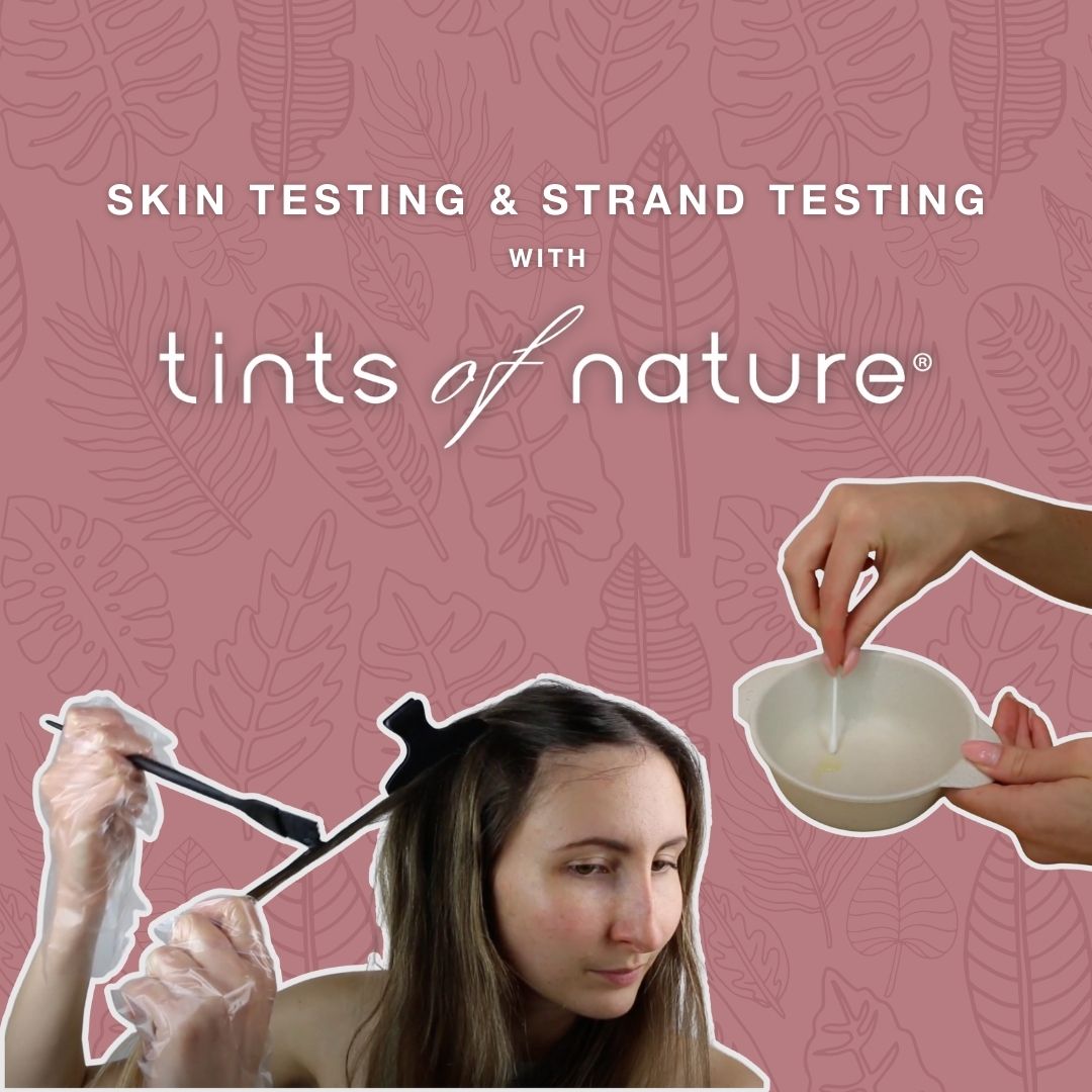 Picture showing tints of nature skin and strand testing.